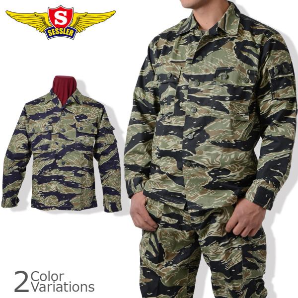 SESSLER（セスラ） TIGER STRIPE JACKET タイガーストライプ ジャケット A...