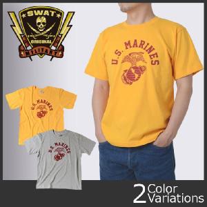 SWAT ORIGINAL（スワットオリジナル） U.S.MARINES VIETNAM 60’s LOGO 半袖 Tシャツ 【メール便】