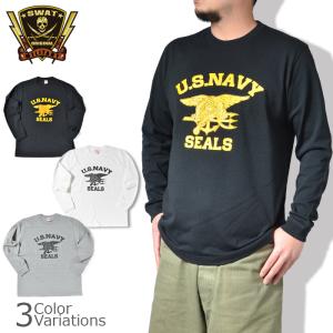 SWAT ORIGINAL（スワットオリジナル） U.S.NAVY SEALS 7.1oz 長袖 T-SHIRT｜swat