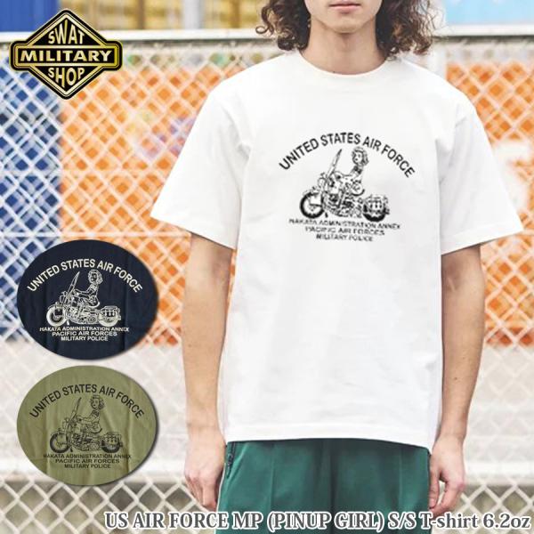 SWAT ORIGINAL US AIR FORCE MP (PINUP GIRL) S/S T-s...
