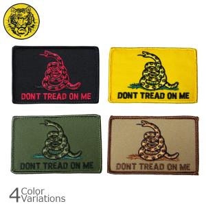 タイガーエンブ DON'T TREAD ON ME 刺繍パッチ ミリタリーワッペン 【メール便】｜swat