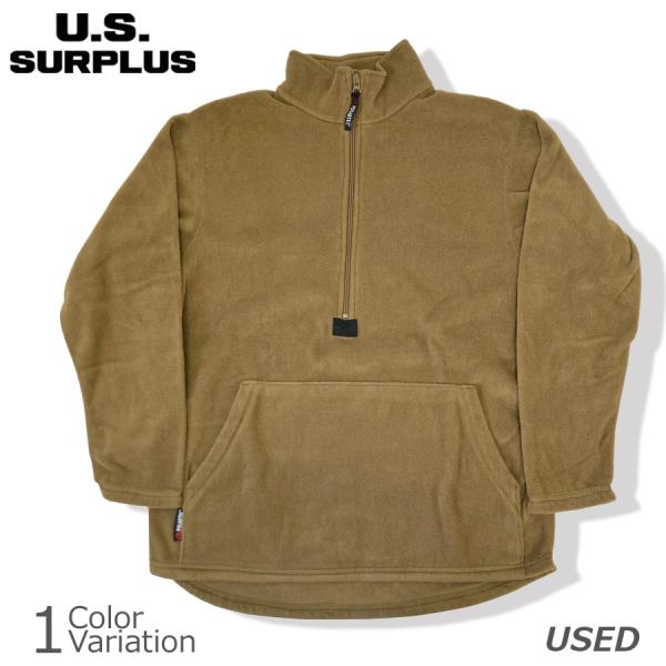 U.S SURPLUS（USサープラス） 米軍放出中古品 USMC プルオーバー ポーラテック フリ...