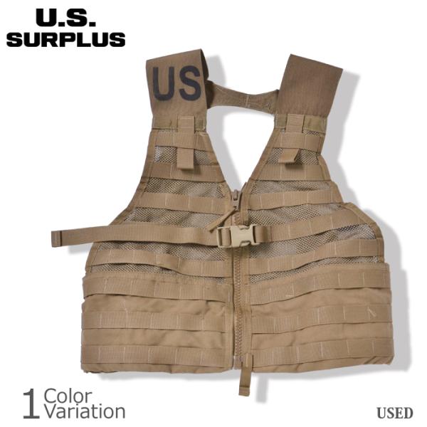 U.S SURPLUS（USサープラス） 米軍放出中古品 MOLLE VEST FLC ファイティン...