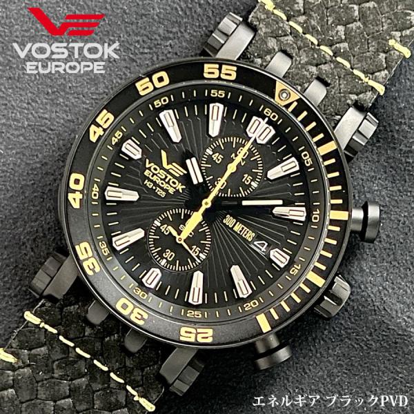 VOSTOK EUROPE (ボストーク) エネルギア ブラックPVD 【正規品】 VK61-575...