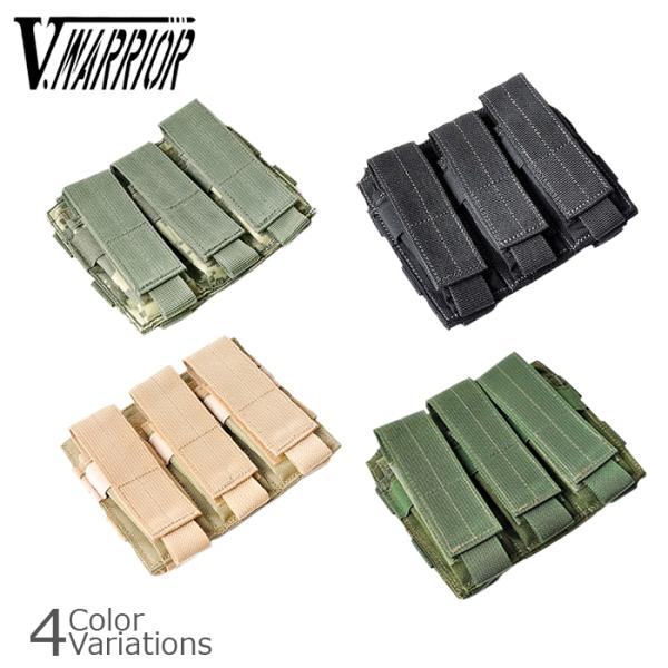 【SALE 50%OFF】V.WARRIOR  ピストル トリプル マグ ポーチ 【メール便】