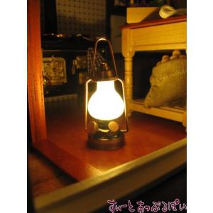 クリックポスト可 ミニチュア　3V電池式LED照明　フロアランタン　HKL-CL-088　ドールハウス用