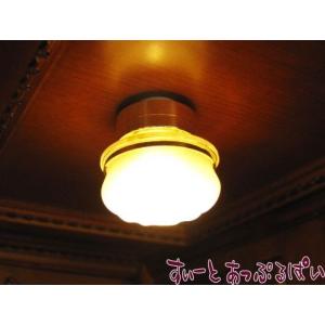 クリックポスト可 ミニチュア　3V電池式LED照明　シーリングライト　HKL-CL-102　ドールハウス用