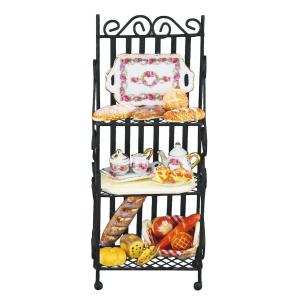 ミニチュア　ロイターポーセリン　ベイカーズラック　RP1471-0　ドールハウス用