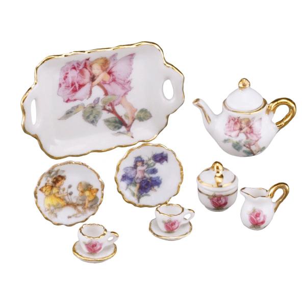 ミニチュア　ロイターミニチュア　コーヒーセット　フラワーフェアリー　RP75361-6　ドールハウス...