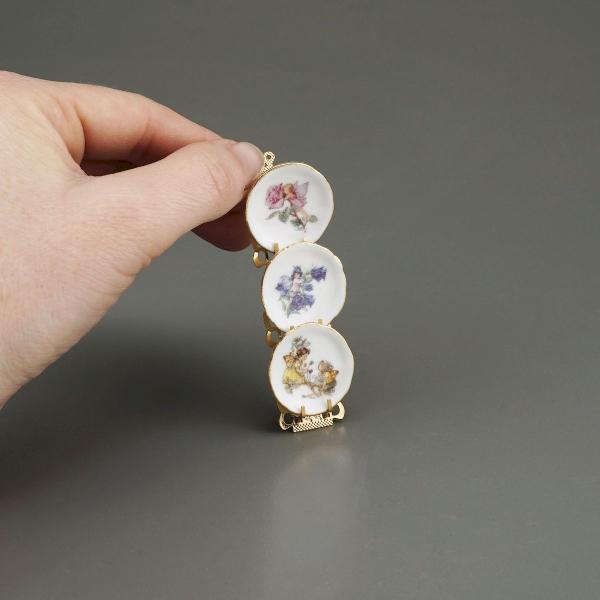 ミニチュア　ロイターミニチュア　プレートラック　フラワーフェアリー　RP75389-6　ドールハウス...