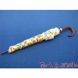 クリックポスト可 ミニチュア　お花柄の傘　SAD2445　ドールハウス用