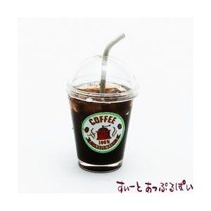 クリックポスト可 ミニチュア　アイスコーヒー　SMBLKC1　ドールハウス用