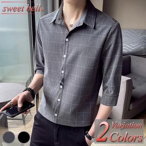 カジュアルシャツ メンズ シャツ 五分袖 七分袖 半袖 柄 夏 おしゃれ オックスフォード ボタンダウン ワーク ネル リネン アメカジ ダンガリー チェック U2b331 Cs105p50a Sweet Bell メンズ店 通販 Yahoo ショッピング