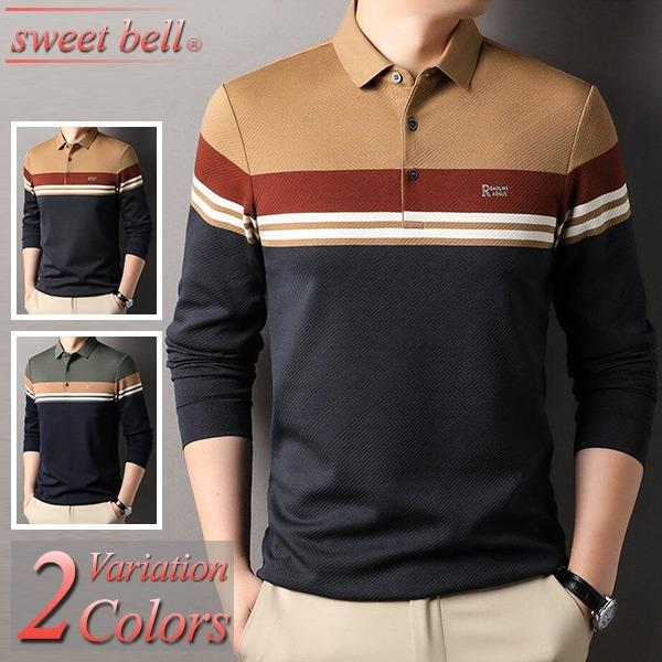 ポロシャツ メンズ 長袖「高品質」ゴルフ ブランド トップス おしゃれ 春 秋 冬 父の日 40代 ...