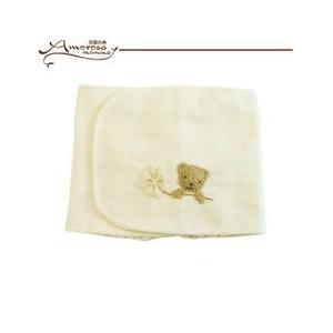 メール便可 Amorosa mamma 天使の糸 オーガニックコットン はらまき くまモチーフ ベビー服 はらまき[M便 6/6]