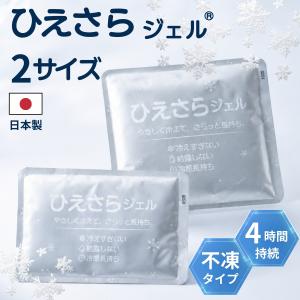 ひえさらジェル 暑さ対策 保冷剤 凍らない保冷剤 不凍 柔らかい 長持ち 結露防止 吸熱放熱剤アイスジェル 小サイズ 大サイズ 2個セット [M便 3/6]【メール便可】