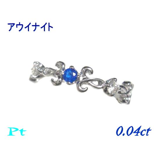 【予約】【ハーフエタニティー】【アンティーク調】細かなディティール ディープブルー計0.04ctアウ...