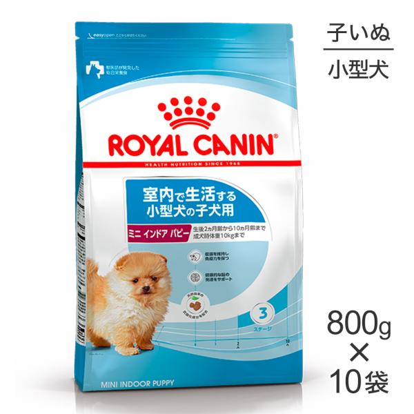 【800g×10袋】ロイヤルカナン ミニインドアパピー (犬・ドッグ) [正規品]