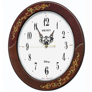 ディズニー 掛け時計 Disney ミッキーマウス＆ミニーマウス 電波時計 おしゃれ セイコー クロック SEIKO CLOCK FS510B 大人ディズニー disney_y｜sweet-tea-time