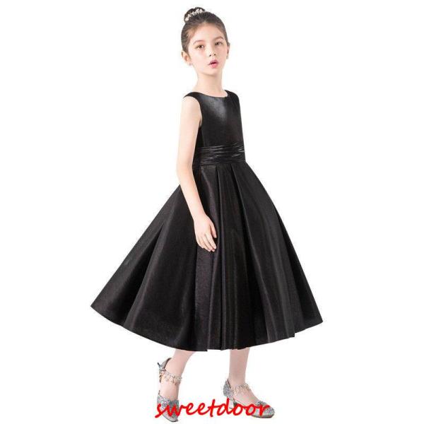 子供ドレス ピアノ発表会 ロング 結婚式 キッズ ドレス 袖なし ワンピース 子どもドレス ジュニア...