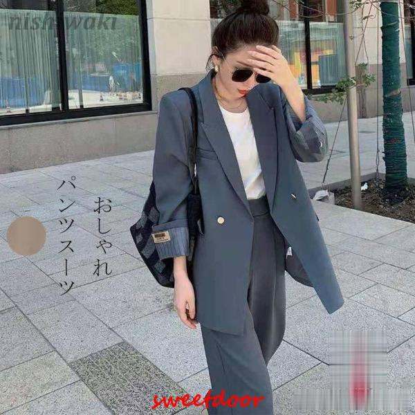 ビジネススーツ 卒業式 スーツ 入学式 ママスーツ 母 レディース パンツスーツ 七五三 お宮参り ...