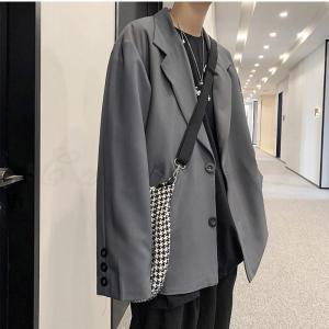 スーツ メンズ テーラード 無地 長袖 ブレザ...の詳細画像3