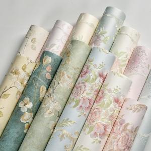 激安 大容量 100m 壁紙 ダマスク ダマスク柄 金 豪華 ゴージャス　シール 壁紙 ダマスク柄 オフホワイト ゴールド 53cm×1000cm のりなし