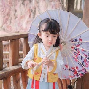傘 古風紙傘 子供和傘 踊り傘 子供サイズ　雨傘　日傘 唐傘 和装 中国風 料理店 飾り傘 長傘 　...