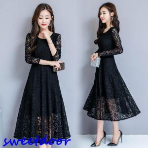 ワンピース レディース 40代 きれいめ おしゃれ 着痩せ 秋 冬 ドレス