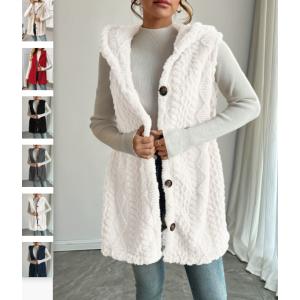 ベスト ボアベスト ボア コットン レディース 大きいサイズ もこもこ