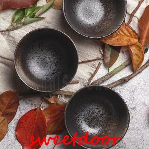 京焼 清水焼 黒塗花丸紋抹茶茶碗 与山 : 松韻堂 Yahoo!店 - 通販