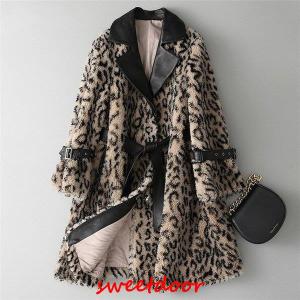 レディースアウター ジャケット フェイクファー レオパードコート 秋冬