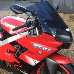 互換品 ZX-9R ZX9R ZX 9R カワサキ バイク用 ダブルバブルシールドウィンドシールドス...