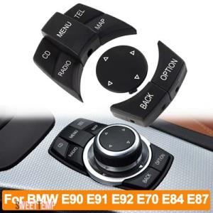 互換品 IDRIVEマルチメディアノブメニューボタンスイッチEシリーズE60 E72用 BMW E61 E81 E82 E87 E88 E89 E90 E91 E92 E70 E71 インテリアカーCIC