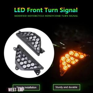 互換品 LED ZX-25R ZX25R 400 フラッシャーライト カワサキ バイク用フロント ウ...