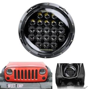 互換品 H2用 LEDヘッドライト ハーレー用 バイクヘッドライト JK用ヘッドランプ ジープ H1...