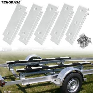 【互換品】 ボートトレーラー用スライドパッドとボートトレーラー用スライドエンドキャップ ボートの積み...