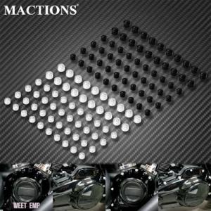 【互換品】 ハーレー ダビッドソン 60個入り エンジンボルトスクリューキャップカバー  ツーリング...