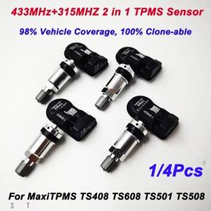 【互換品】 Autel MXセンサー用 433MHz 315MHz 2 in1 ユニバーサルTPMS...