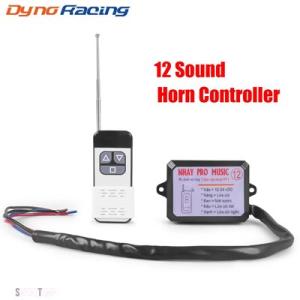 【互換品】 12V-24V 12サウンドミュージカル電子ホーンコントローラー 3+プロホーンスピーカ...