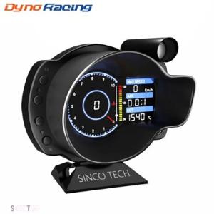 互換品 OBD2 レーシング ヘッドアップディスプレイ 車載用デジタルブースト計 電圧計 スピードメ...
