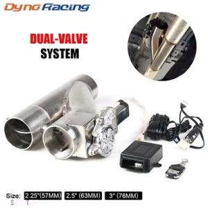 互換品 2「 2.25」 2.5「 3」 電動エキゾーストカットアウトキット Yパイプエキゾーストコ...