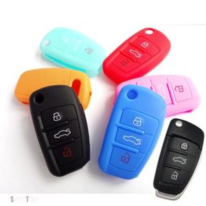 互換品 シリコーン製カーキーカバーは アウディ a1 a3 a4 a5 a6 a7 a8 r8 s5...
