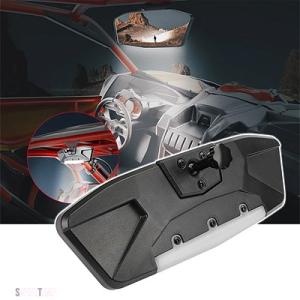 【互換品】 バックミラーセンターミラー LED ライト付き CAN-AM マーベリック X3 MAX...