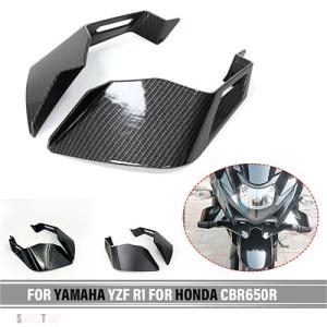 互換品 汎用 ダウンフォースレーシングスポイラーエアロウイングレットヤマハ YZF R1 ホンダ C...