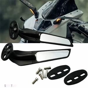 互換品 ZX10R ZX9R ZX7R ZX6R ZX636 ZX12R ZX14R ミラー風翼回転...