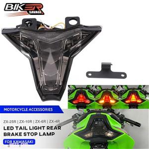 互換品 2024 ZX6R LED テールブレーキライトカワサキ ニンジャ ZX10R ZX4R Z...