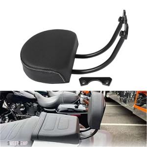 互換品 リアピリオンシートシーシーバーバックレストピリオンキットハードウェア PU レザーハーレー ...