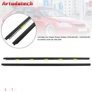 互換品 ホンダ 72410-S03-003 1996-2000 L + R ドアウィンドウウェザーモ...