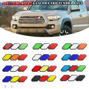 ハルさん専用　タンドラ　タコマ　ベットクリート 並行輸入品】トヨタ タコマ TRD タンドラ RAV4 装飾三色グリルバッジ